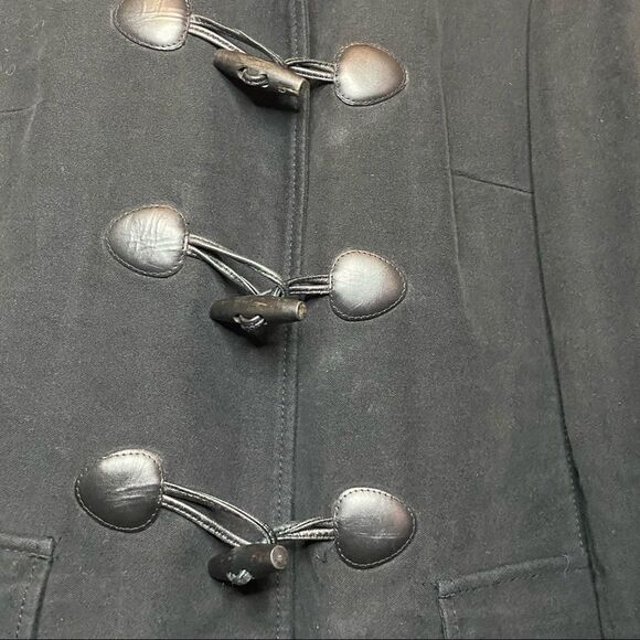 Gap Pea Coat Small Black - Picture 6 of 7